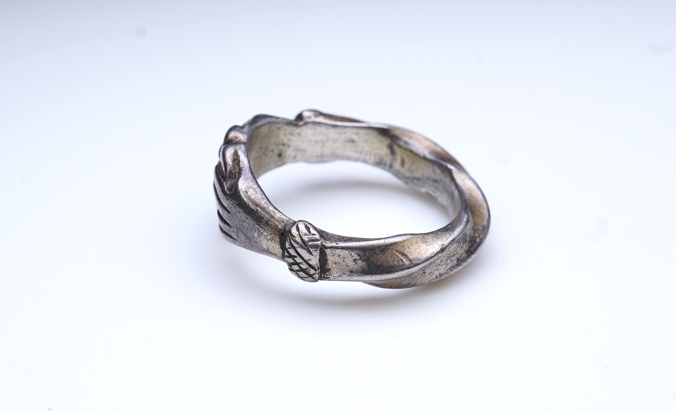 A fede ring, 15th/16th century